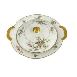 Theodore Haviland, NY ROSALINDE 10” Round Covered Serving Bowl